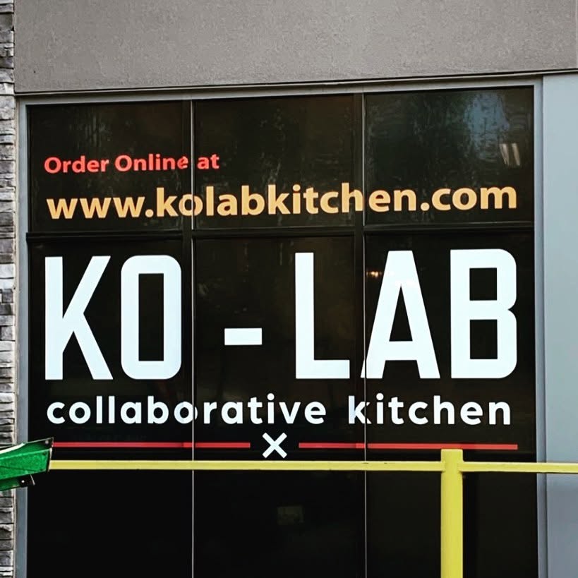 KO-LAB storefront window graphics